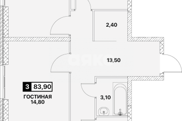 Фото №1: 2-комнатная квартира 56 м² - Мариуполь, мкр. ЖК Резиденция II, пр-кт Строителей, 70