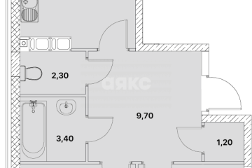 Фото №3: 2-комнатная квартира 67 м² - Мариуполь, мкр. ЖК Резиденция II, пр-кт Строителей, 70
