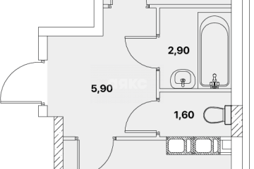 Фото №1: 1-комнатная квартира 47 м² - Мариуполь, мкр. ЖК Резиденция II, пр-кт Строителей, 70