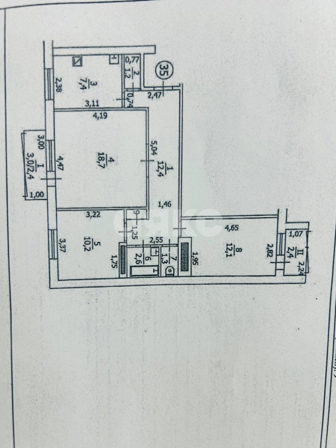 Фото №18: 3-комнатная квартира 71 м² - Луганск, городок ЛНАУ, 28