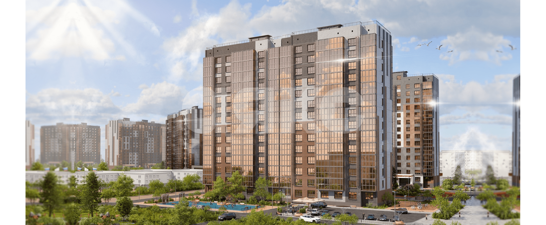 Фото №1: 2-комнатная квартира 57 м² - Мариуполь, Жовтневый, пр-кт Металлургов, 77А