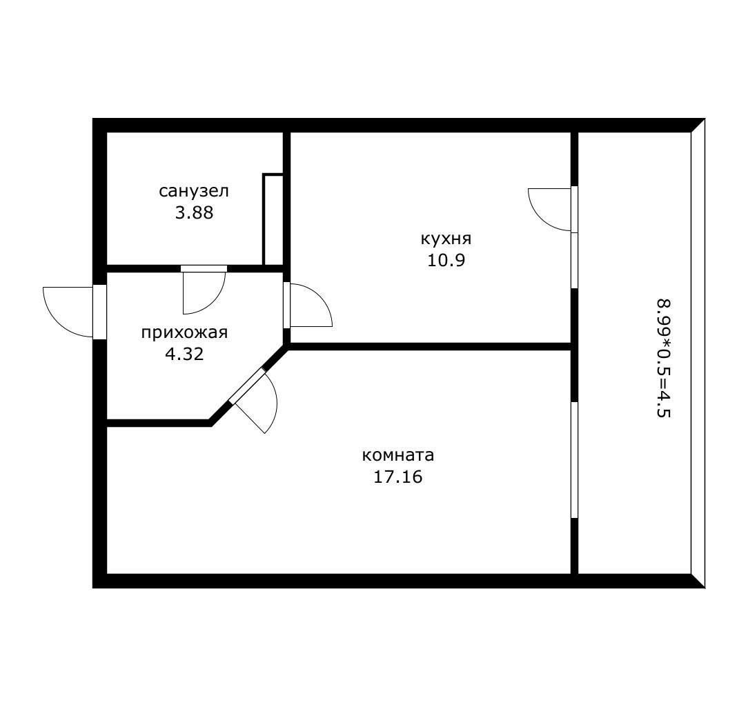 Фото №9: 1-комнатная квартира 39 м² - Краснодар, Прикубанский внутригородской округ, мкр. Достояние