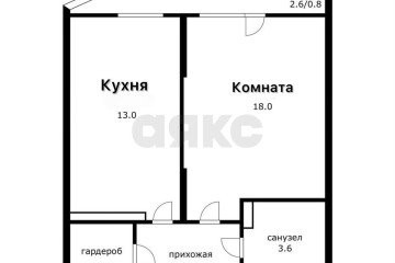 Фото №4: 1-комнатная квартира 41 м² - Краснодар, мкр. Краевая Клиническая Больница, ул. Домбайская, 6