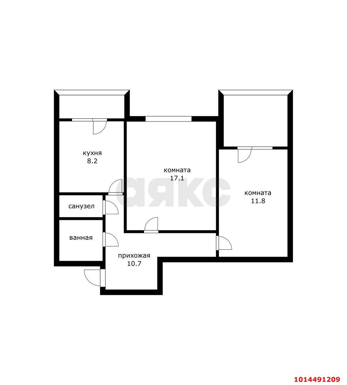 Фото №16: 2-комнатная квартира 58 м² - Краснодар, Пашковский, ул. Энергетиков, 10