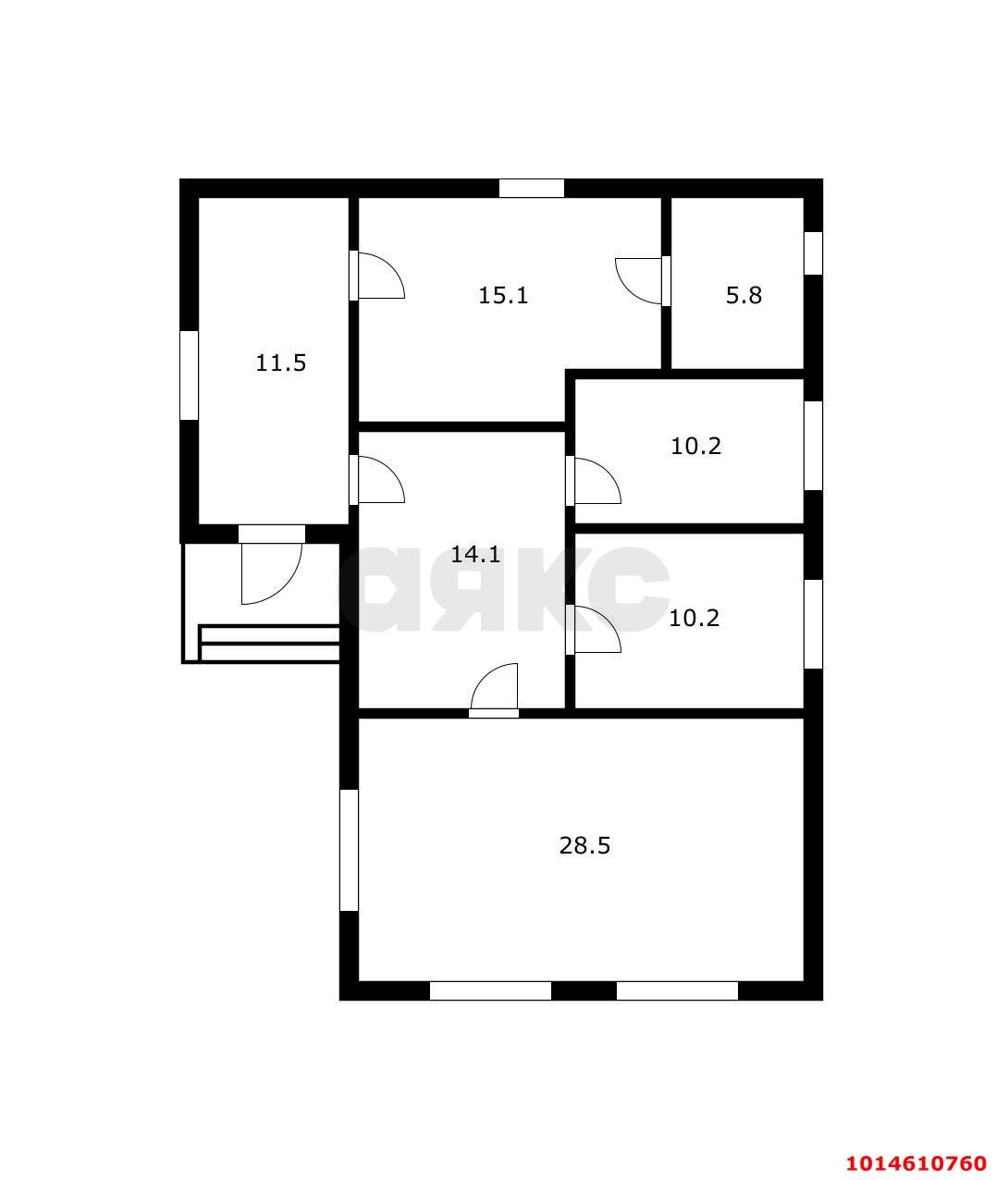 Фото №15: Дом 95 м² + 4.95 сот. - Кореновск, 1-й квартал, пер. Коммунаров