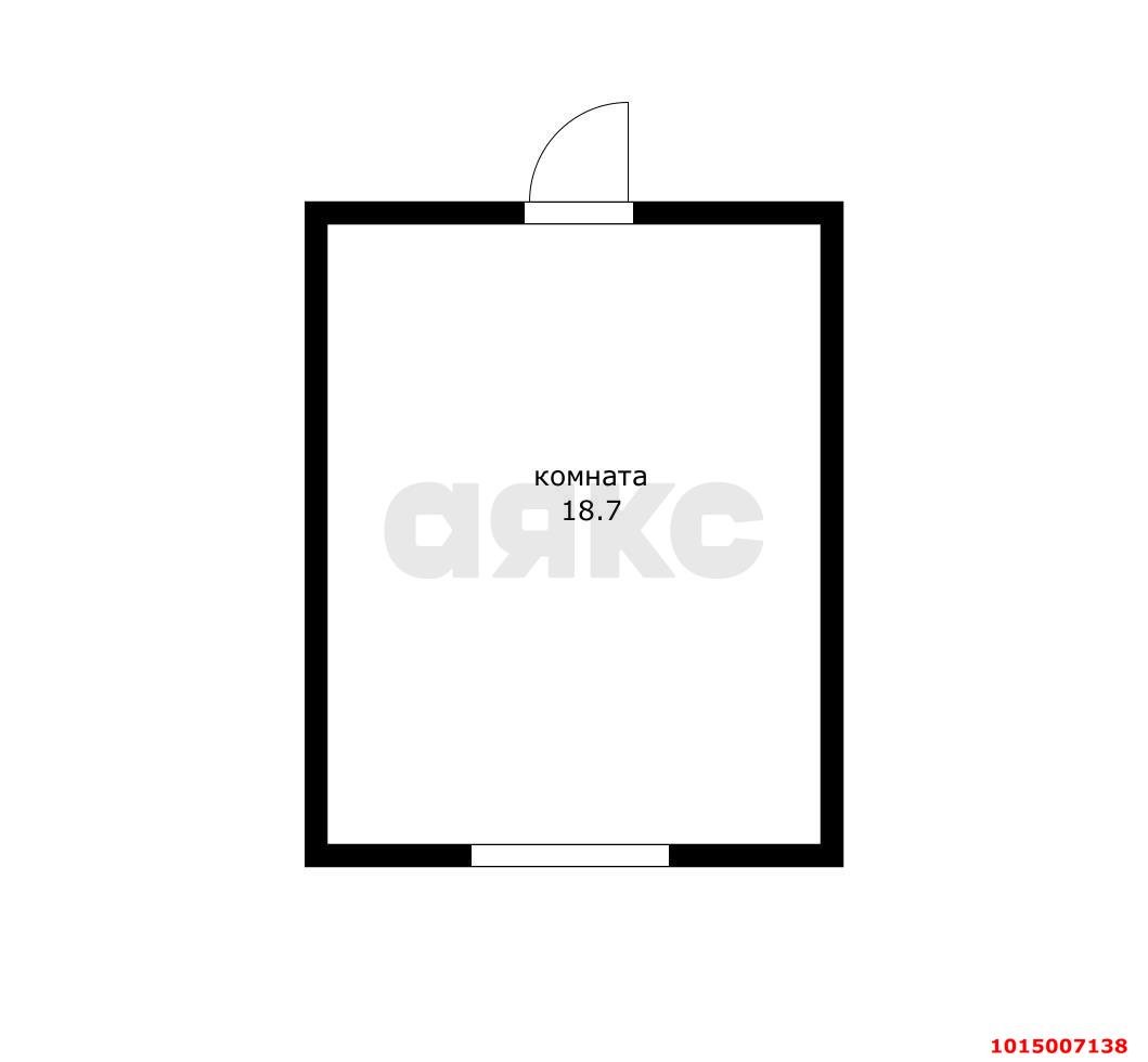 Фото №5: Комната 18 м² - Краснодар, Фестивальный, мкр. Прикубанский внутригородской округ, ул. Атарбекова, 52