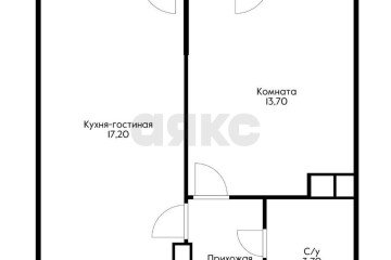 Фото №2: 1-комнатная квартира 45 м² - Краснодар, мкр. 9-й километр, ул. Ярославская, 115к3