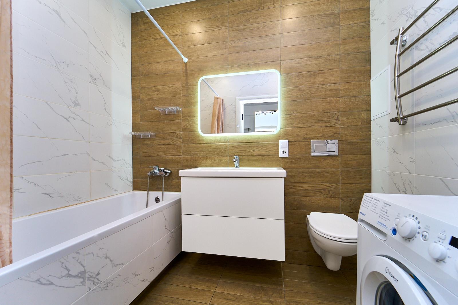 Фото №6: 1-комнатная квартира 45 м² - Краснодар, Прикубанский внутригородской округ, мкр. ЖК Бауинвест, ул. Героев-Разведчиков, 11/4