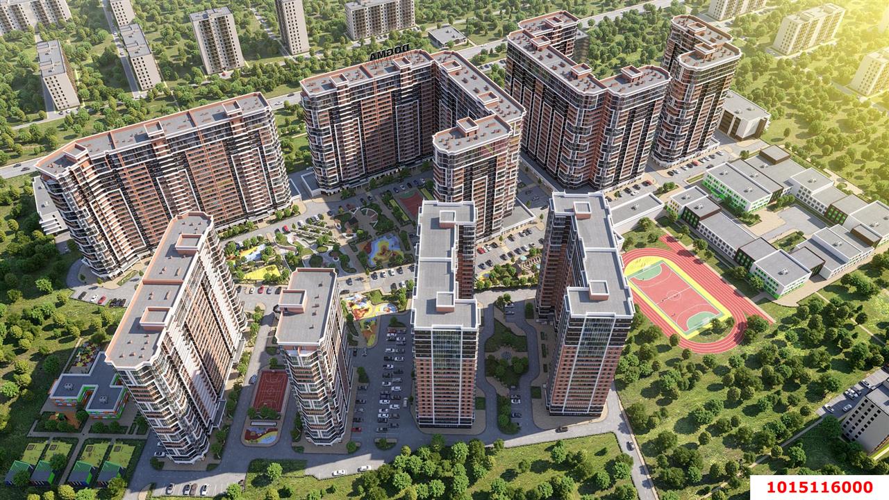 Фото №2: 3-комнатная квартира 87 м² - Краснодар, ЖК Рекорд, ул. Новороссийская, 102И