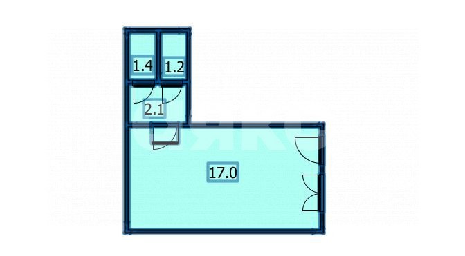 Фото №13: Студия 19 м² - Анапа, ул. Крымская, 218