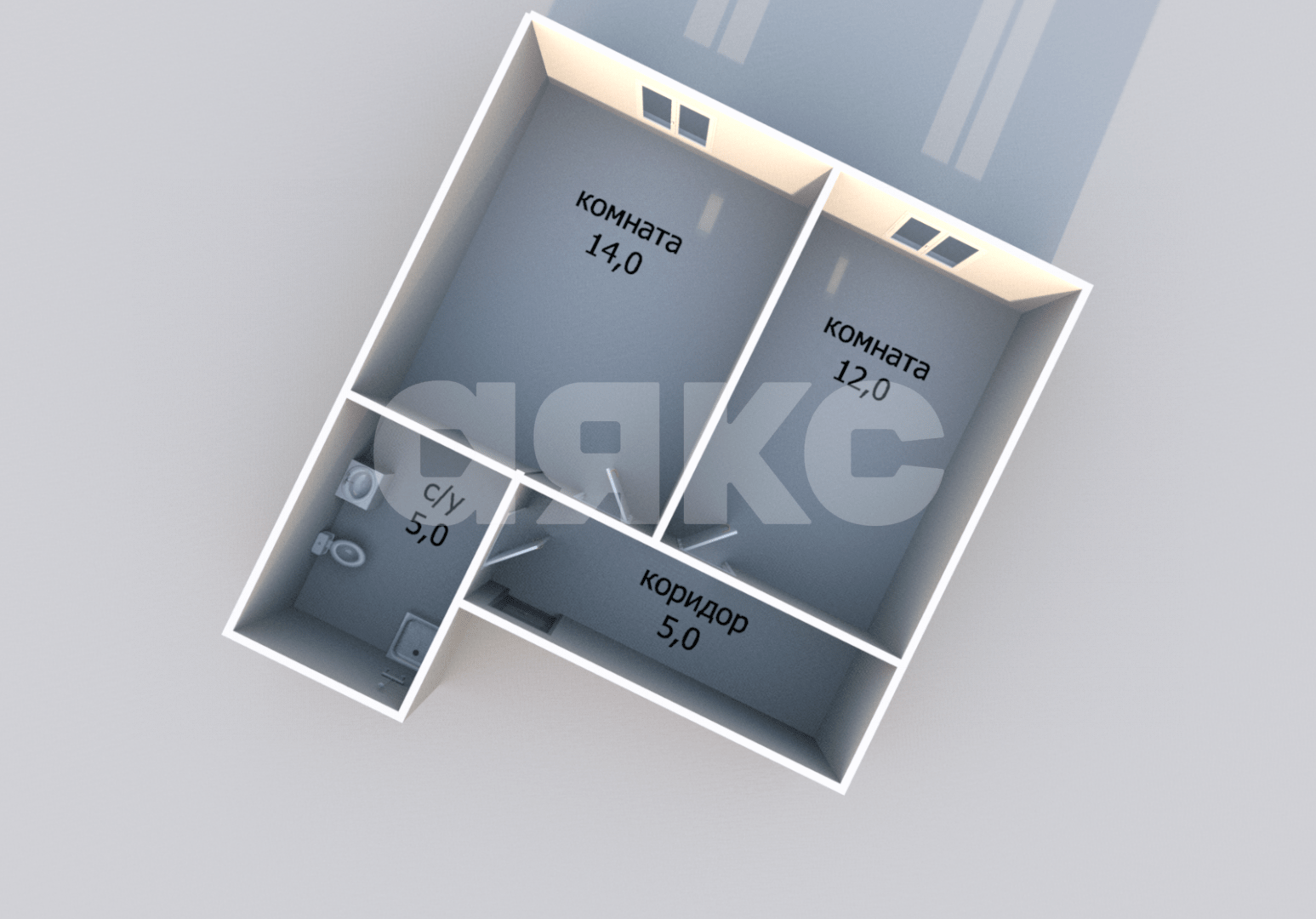 Фото №6: Апартаменты 36 м² - Анапа, Алексеевка, ул. Северная, 85