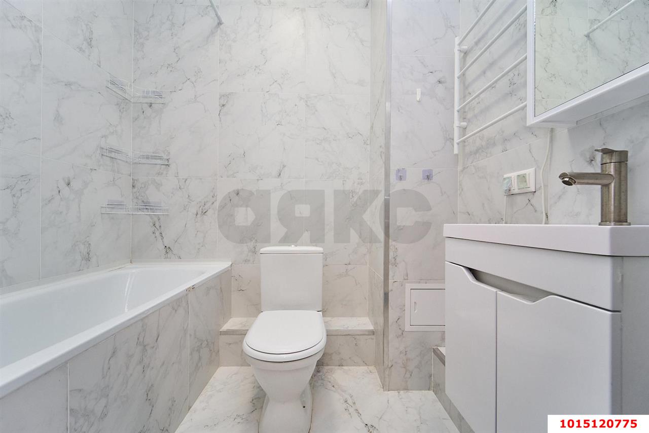 Фото №8: 1-комнатная квартира 28 м² - Краснодар, жилой комплекс Фонтаны, ул. Воронежская, 47/14