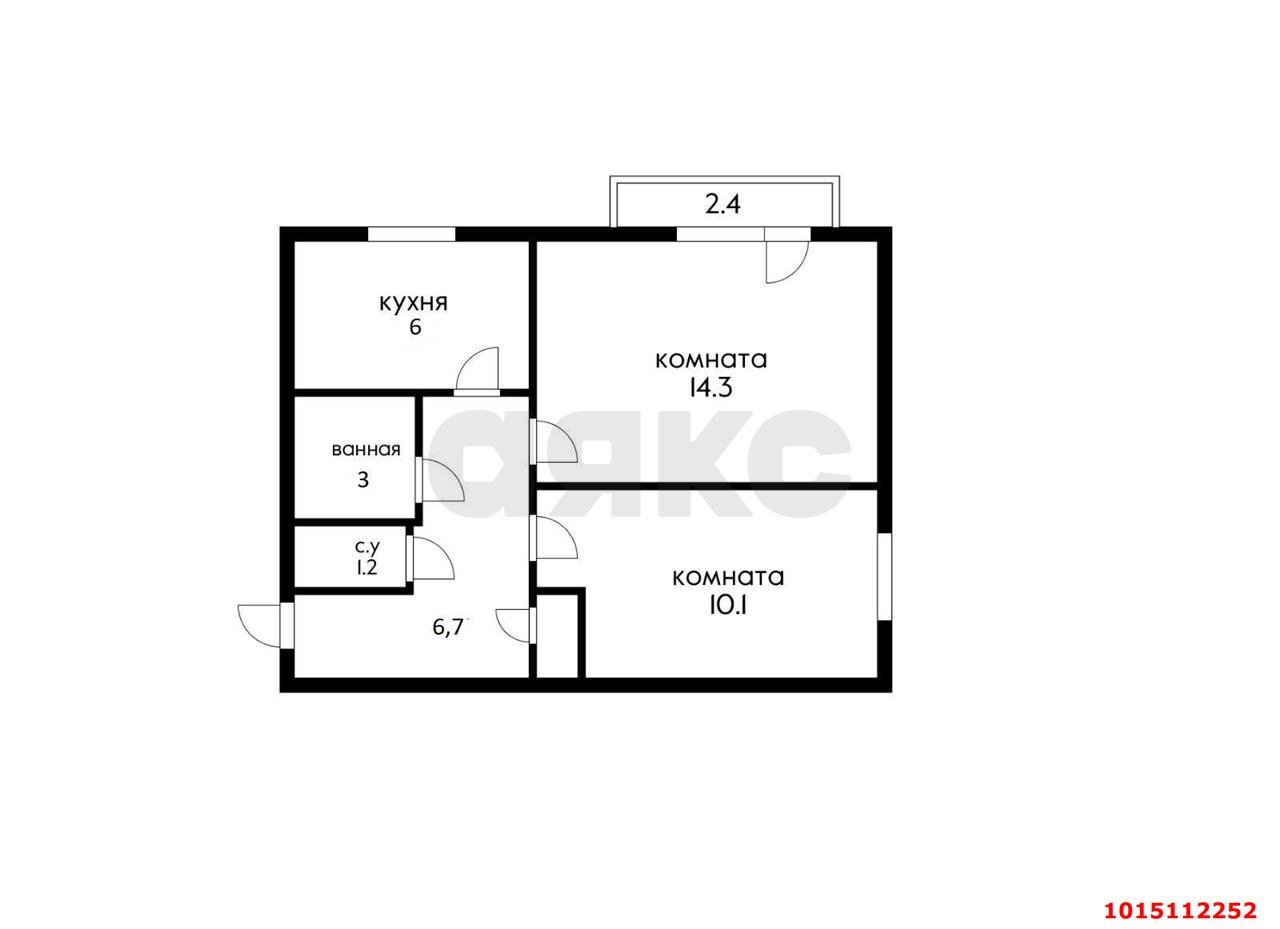 Фото №10: 2-комнатная квартира 41 м² - Энем, ул. Октябрьская, 39