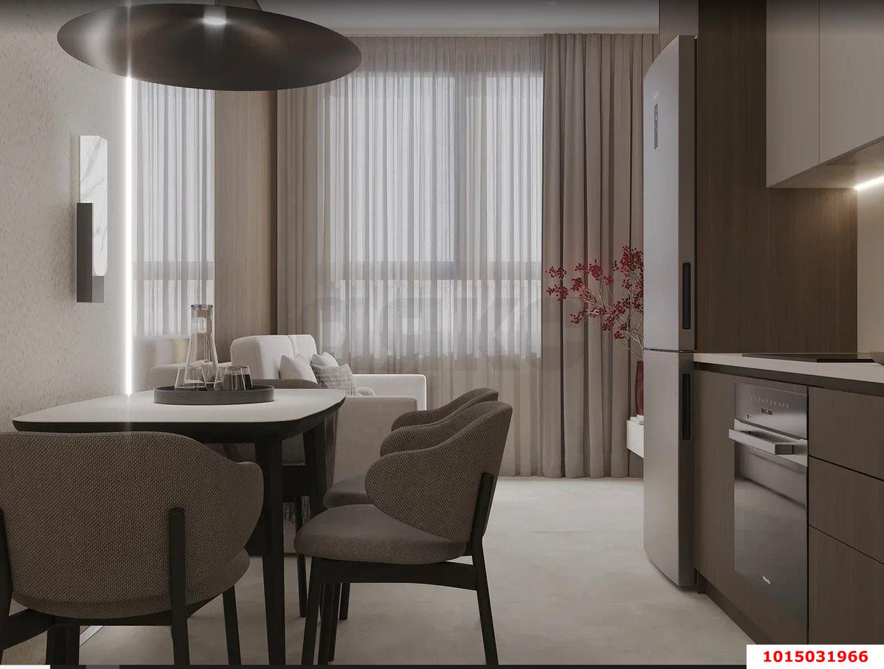 Фото №1: 2-комнатная квартира 66 м² - Краснодар, Прикубанский внутригородской округ, Завод Измерительных Приборов, мкр. жилой комплекс Кубанский, ул. Зиповская, 40