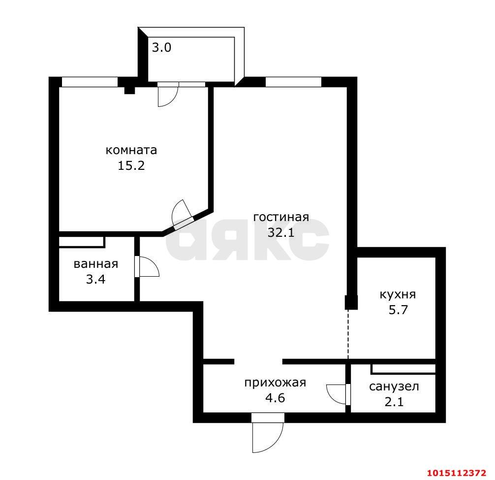 Фото №12: 2-комнатная квартира 68 м² - Краснодар, Немецкая Деревня, ул. Баварская, 8