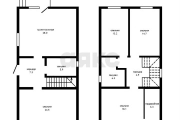 Фото №2: Дом 145 м² - Южный, п. коттеджный  Южная столица, пер. 8-й Заветный, 11