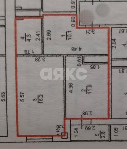 Фото №23: 1-комнатная квартира 47 м² - Краснодар, Пашковский, ул. Леонида Лаврова, 8к1ск4