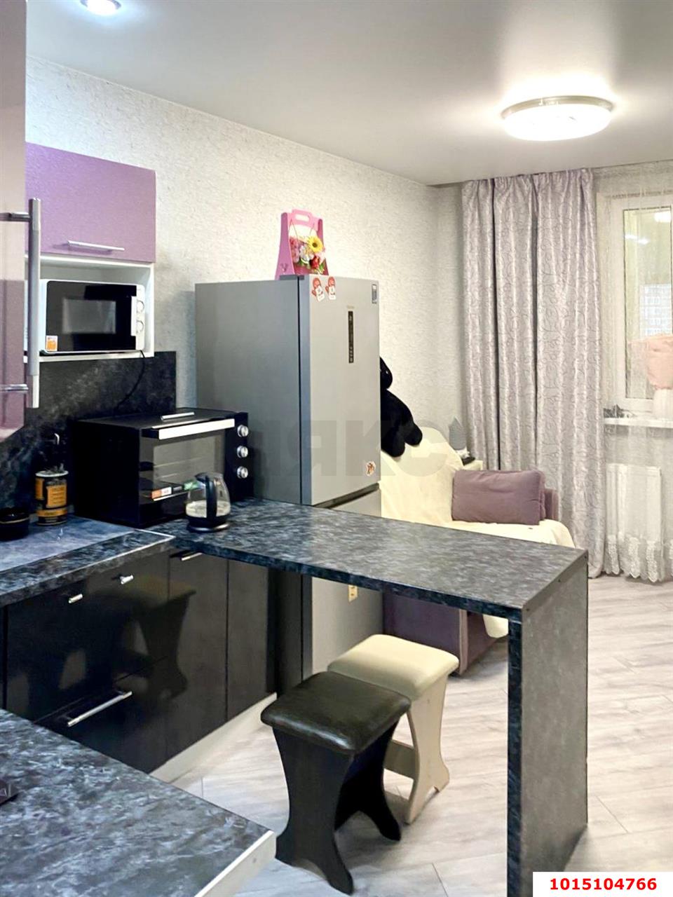 Фото №1: 1-комнатная квартира 46 м² - Краснодар, жилой комплекс Дружный, ул. Адмирала Серебрякова, 3к1