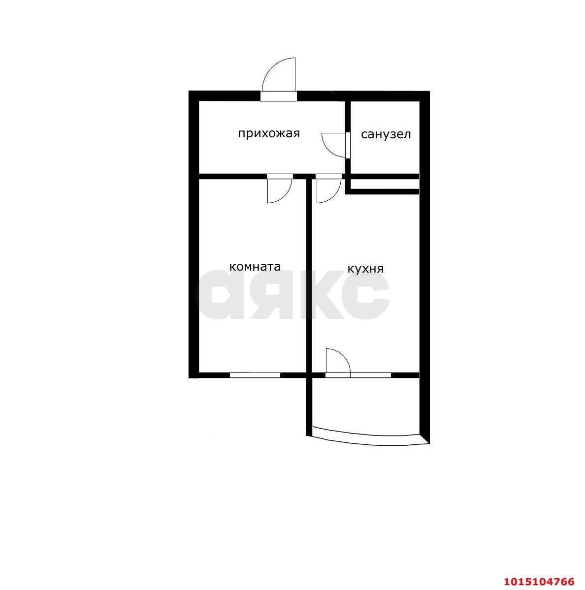 Фото №13: 1-комнатная квартира 46 м² - Краснодар, жилой комплекс Дружный, ул. Адмирала Серебрякова, 3к1