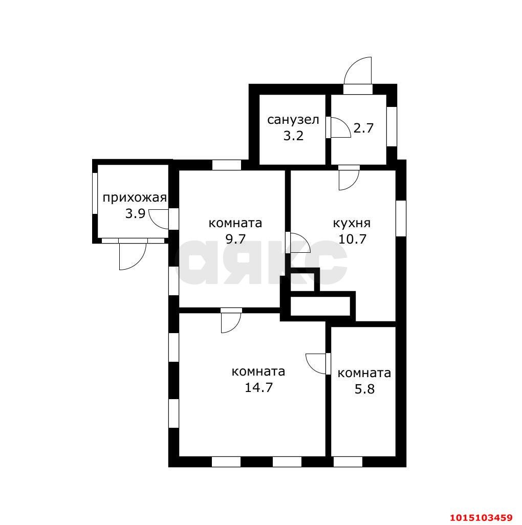 Фото №15: Дом 52 м² + 19.6 сот. - Бжедуховская, ул. Пионерская, 40
