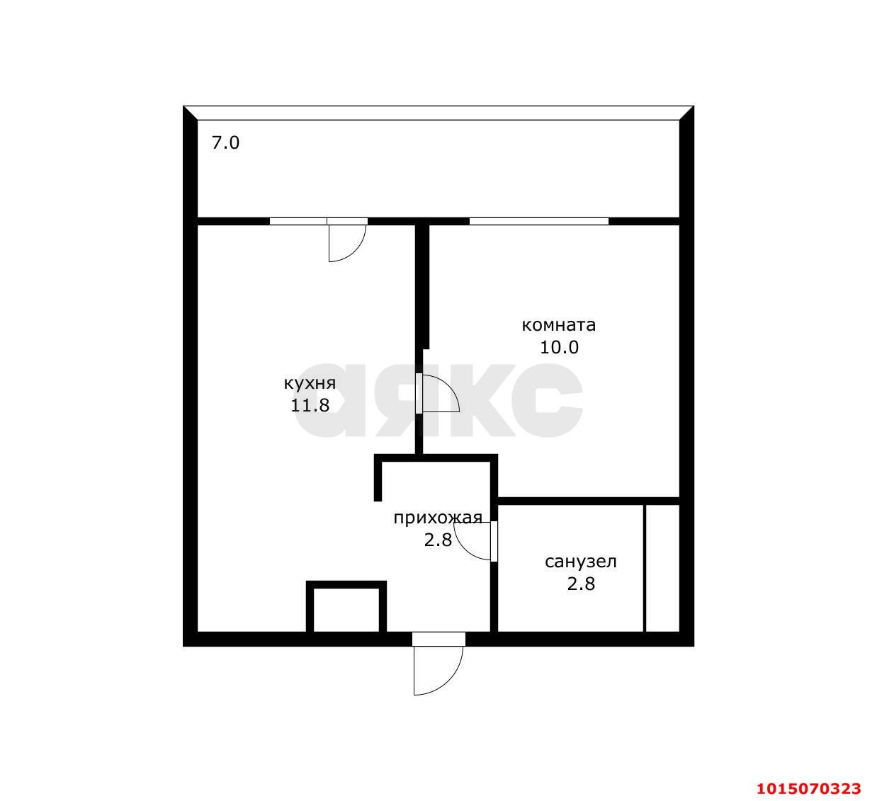 Фото №13: 1-комнатная квартира 35 м² - Краснодар, жилой комплекс Грани, ул. Западный Обход, 45к4