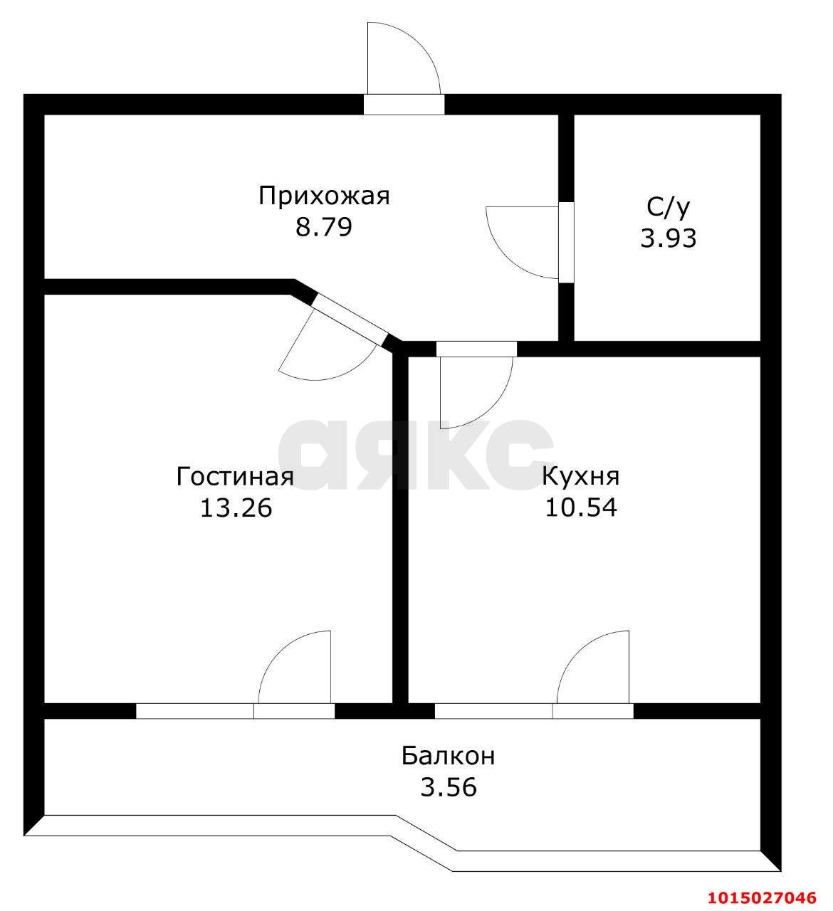 Фото №8: 1-комнатная квартира 40 м² - Краснодар, 4-й квартал, ул. Боспорская, 8