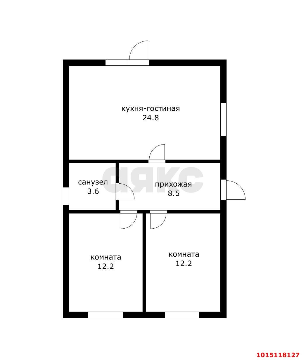 Фото №20: Дом 61 м² + 3.6 сот. - Лазурный, Прикубанский внутригородской округ, ул. Уренгойская, 15