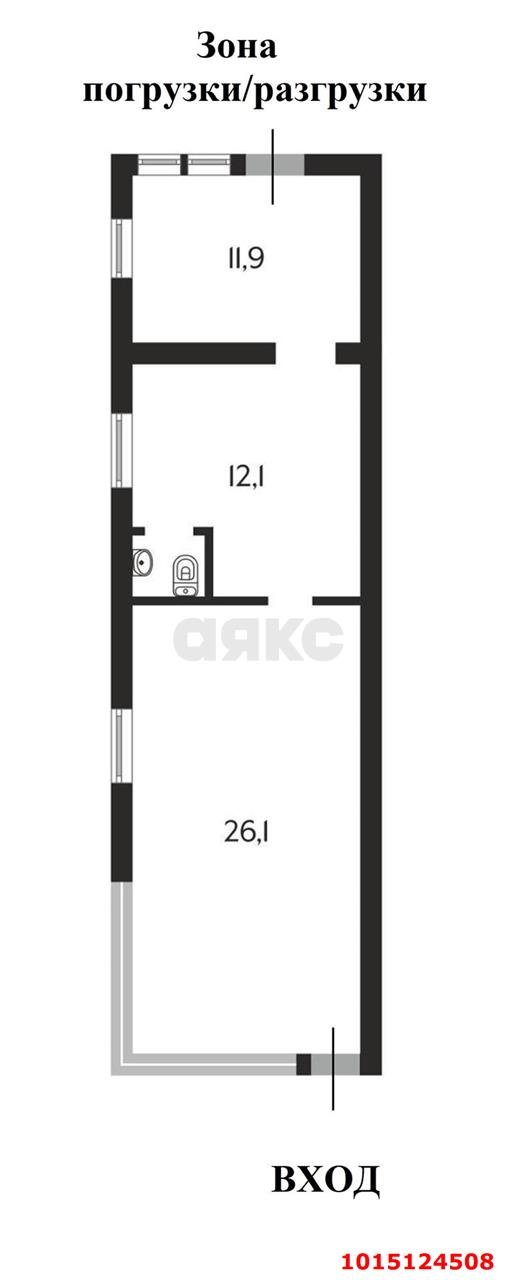 Фото №3: Торговое помещение 52 м² - Краснодар, Музыкальный, ул. имени С.В. Рахманинова, 23