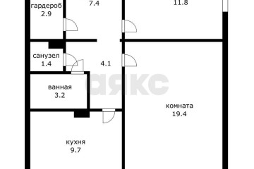 Фото №1: 2-комнатная квартира 62 м² - Краснодар, мкр. Репино, пр-д Репина, 42