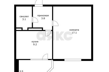 Фото №1: 1-комнатная квартира 33 м² - Берёзовый, мкр. жилой комплекс Молодёжный-2, ул. имени Профессора Малигонова, 40