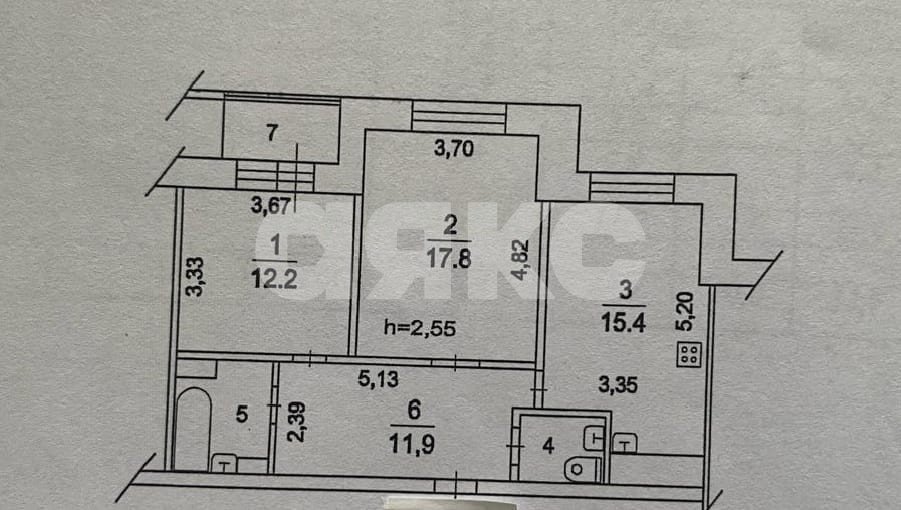 Фото №14: 2-комнатная квартира 65 м² - Люберцы, пр-кт Комсомольский, 19к1