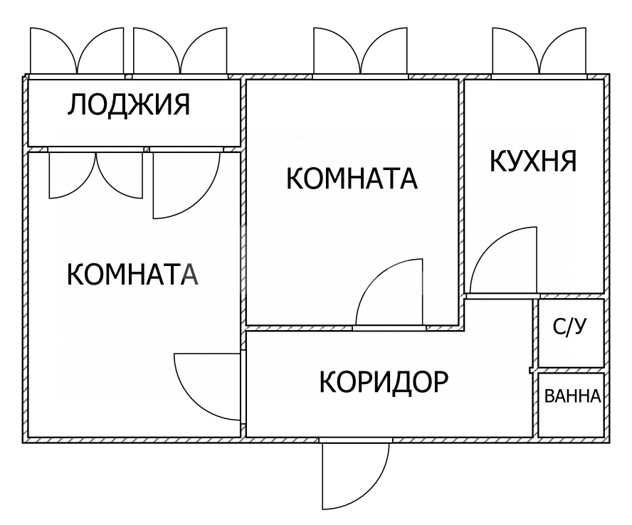 Фото №14: 2-комнатная квартира 48 м² - Майкоп, квартал Черёмушки, ул. Депутатская, 8