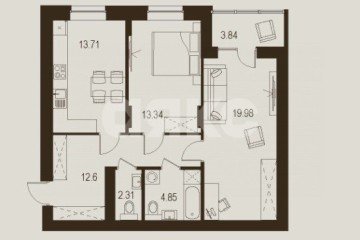 Фото №4: 2-комнатная квартира 70 м² - Луганск, р. Жовтневый, ул. Павла Сороки, 70А