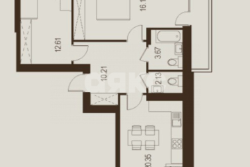Фото №1: 2-комнатная квартира 83 м² - Луганск, р. Жовтневый, ул. Павла Сороки, 70А