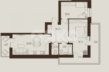 Фото №2: 2-комнатная квартира 83 м² - Луганск, р. Жовтневый, ул. Павла Сороки, 70А