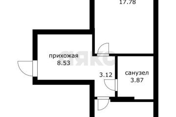 Фото №5: 1-комнатная квартира 43 м² - Краснодар, мкр. Гидростроителей, ул. имени Снесарева, 4
