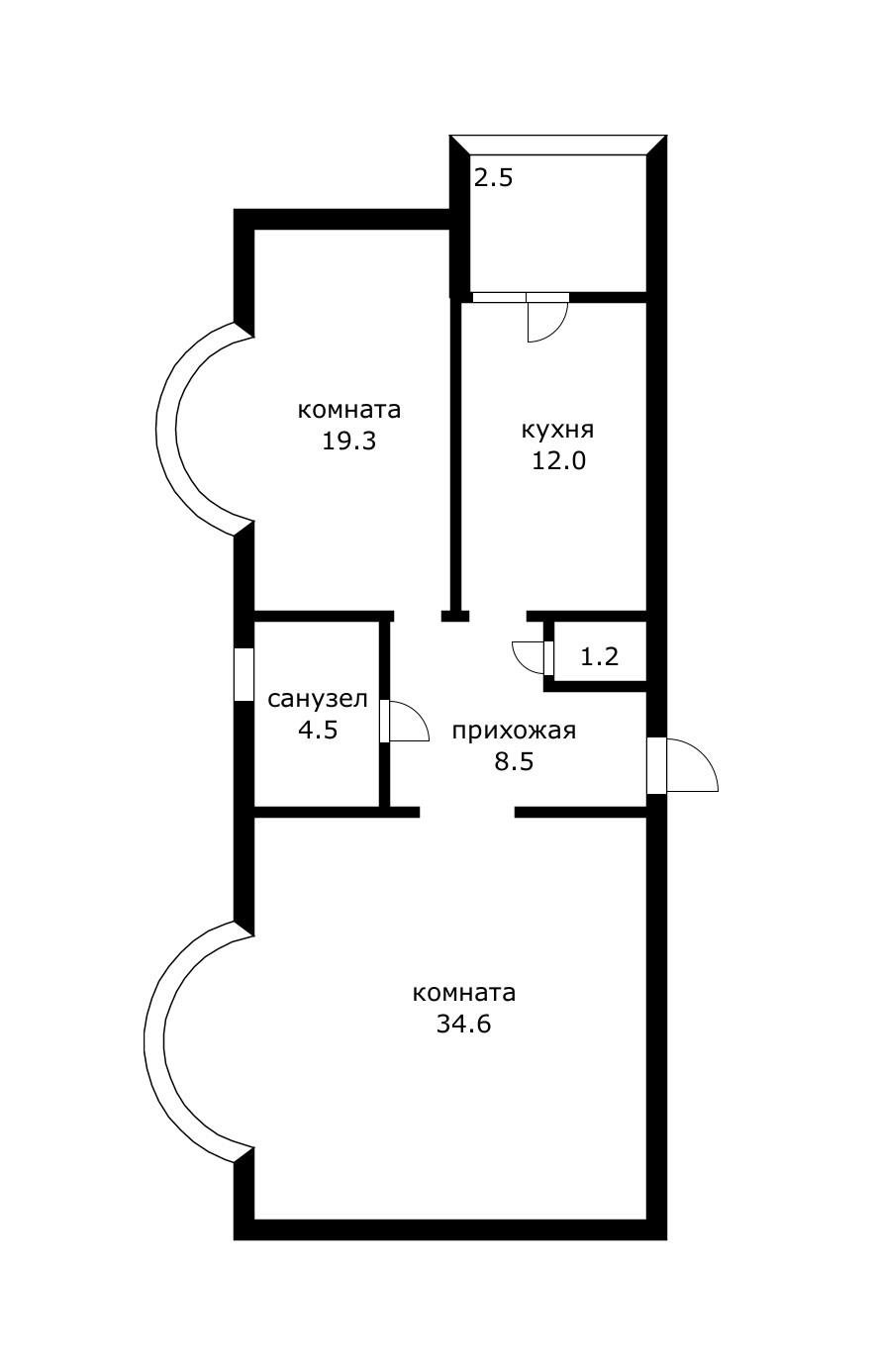 Фото №1: 2-комнатная квартира 80 м² - Краснодар, Прикубанский внутригородской округ, Фестивальный, мкр. Солнечный, пер. Ивана Кияшко, 6