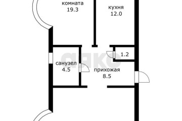 Фото №1: 2-комнатная квартира 80 м² - Краснодар, мкр. Солнечный, пер. Ивана Кияшко, 6