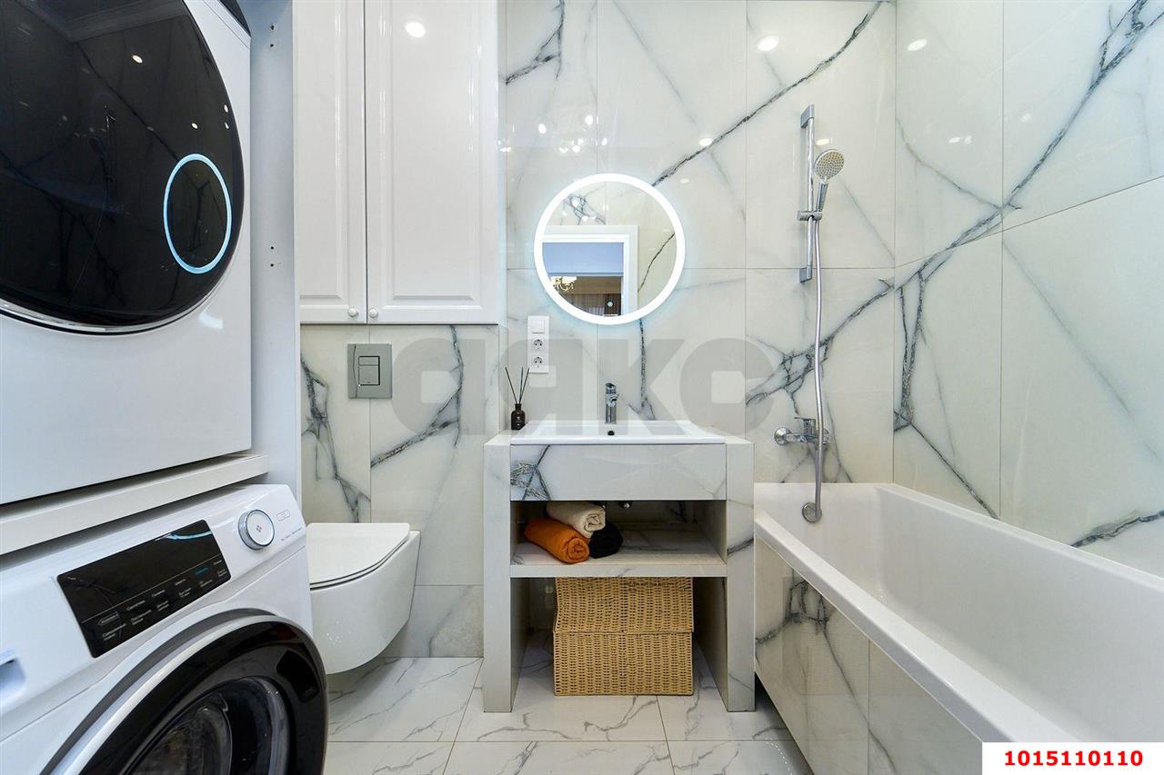 Фото №8: 2-комнатная квартира 66 м² - Краснодар, Камвольно-суконный Комбинат, ул. Дежнёва, 29/3