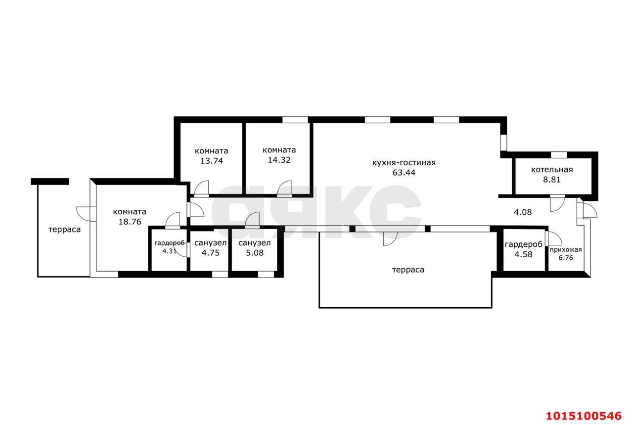 Фото №15: Дом 166 м² + 8 сот. - Краснодар, Прикубанский внутригородской округ, Калинино, мкр. Завод Радиоизмерительных Приборов, ул. Ирклиевская, 17