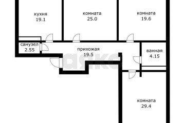 Фото №2: 3-комнатная квартира 120 м² - Краснодар, мкр. Центральный, ул. Будённого, 129