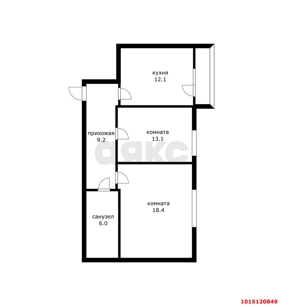 Фото №16: 2-комнатная квартира 63 м² - Краснодар, Музыкальный, пер. Есенина, 12