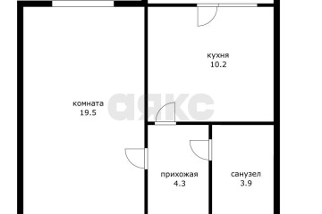 Фото №2: 1-комнатная квартира 37 м² - Краснодар, мкр. Почтовый, ул. Кружевная, 9