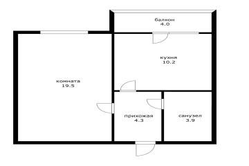 Фото №2: 1-комнатная квартира 37 м² - Краснодар, мкр. Почтовый, ул. Кружевная, 9