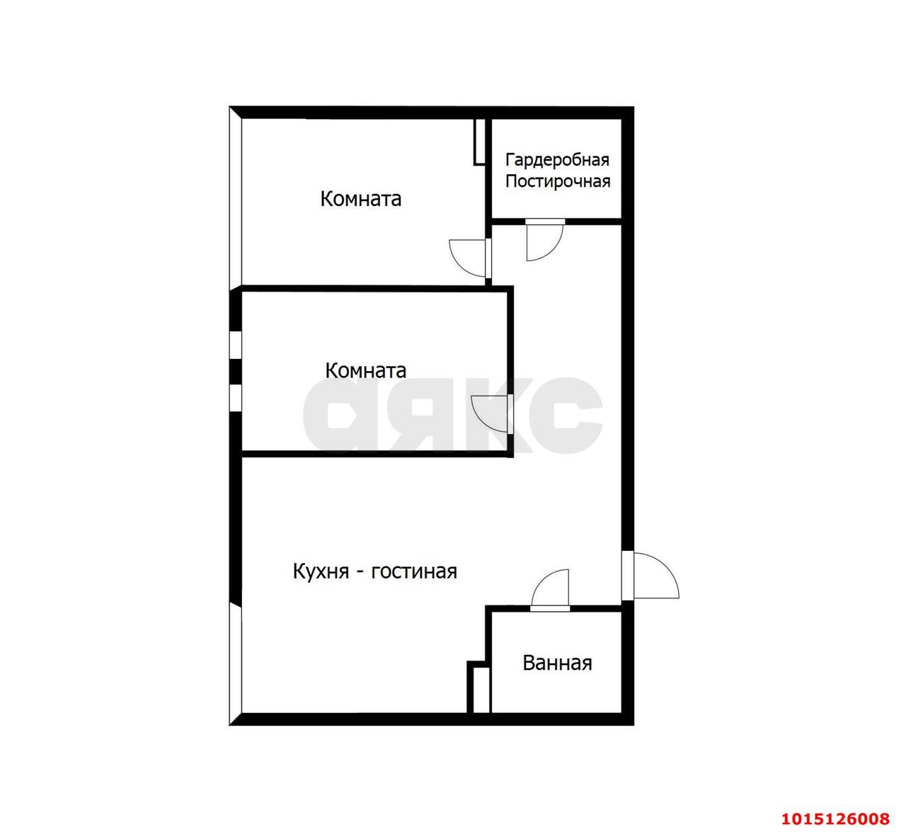 Фото №12: 2-комнатная квартира 61 м² - Краснодар, Фестивальный, ул. Круговая, 4/1к3