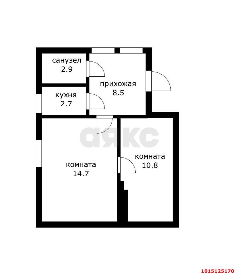 Фото №7: 2-комнатная квартира 45 м² - Краснодар, Центральный, ул. Октябрьская, 57