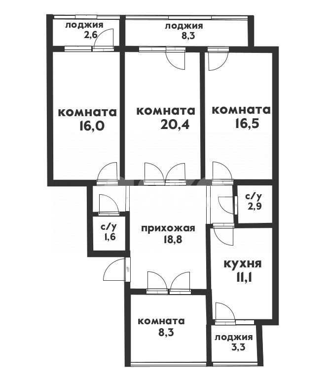 Фото №42: 4-комнатная квартира 110 м² - Геленджик, ул. Вильямса, 15