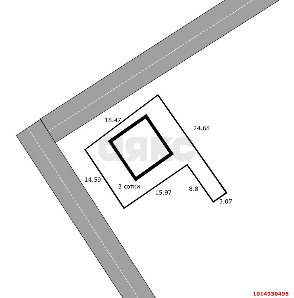 Фото №3: Земельный участок под ИЖС 3 сот. - Елизаветинская, Автомобилист-2, ул. 1-я Линия, 12
