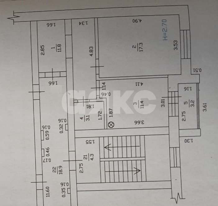 Фото №25: 1-комнатная квартира 43 м² - Горячий Ключ, жилой комплекс Островский, ул. Ворошилова, 38