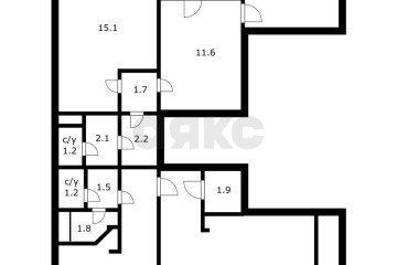 Фото №2: Торговое помещение 108 м² - Краснодар, мкр. Московский, ул. имени Николая Семеновича Котлярова, 16